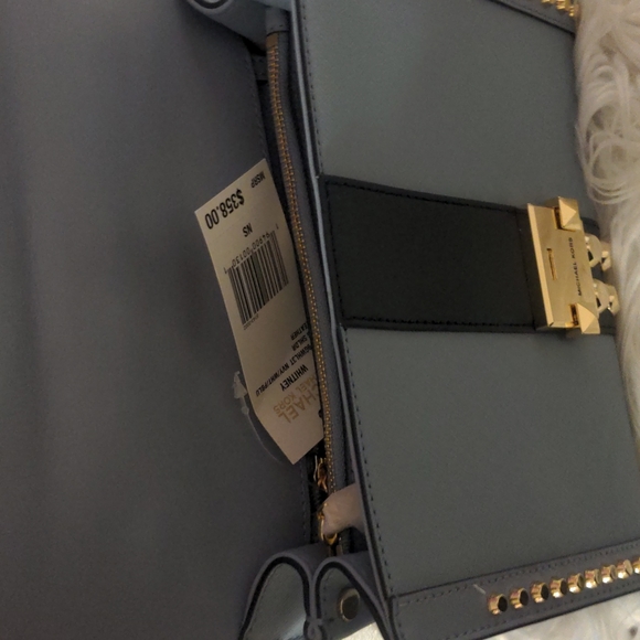 Michael kors navy/white leather shoulder bag - Picture 6 of 10